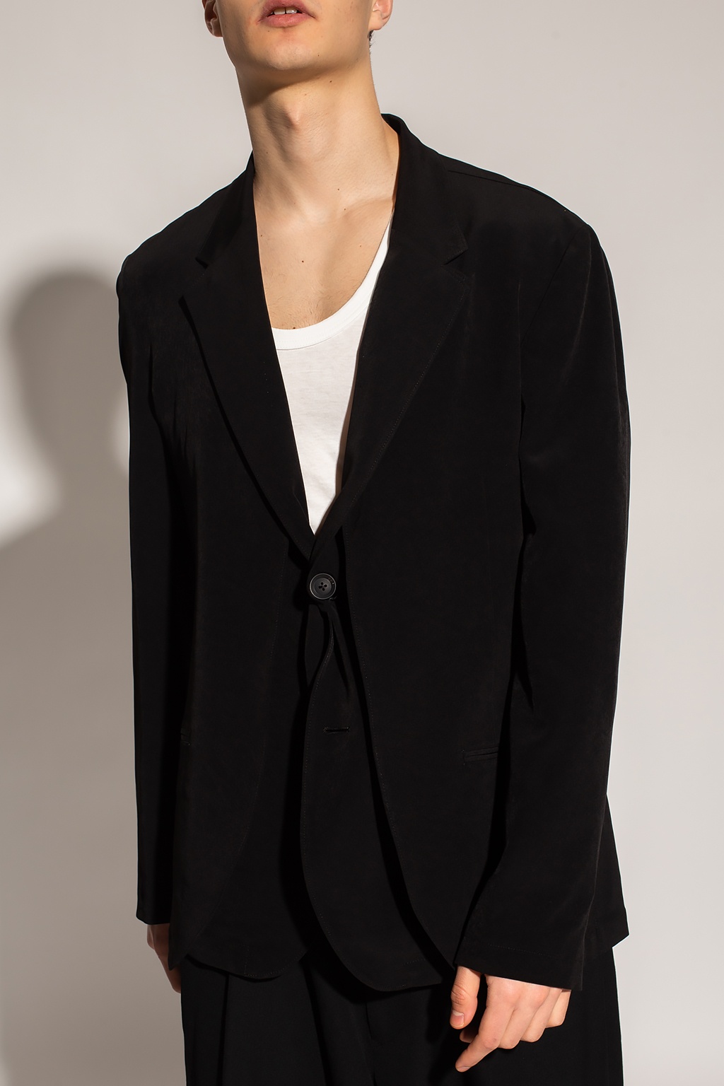 Yohji Yamamoto Notch lapel blazer